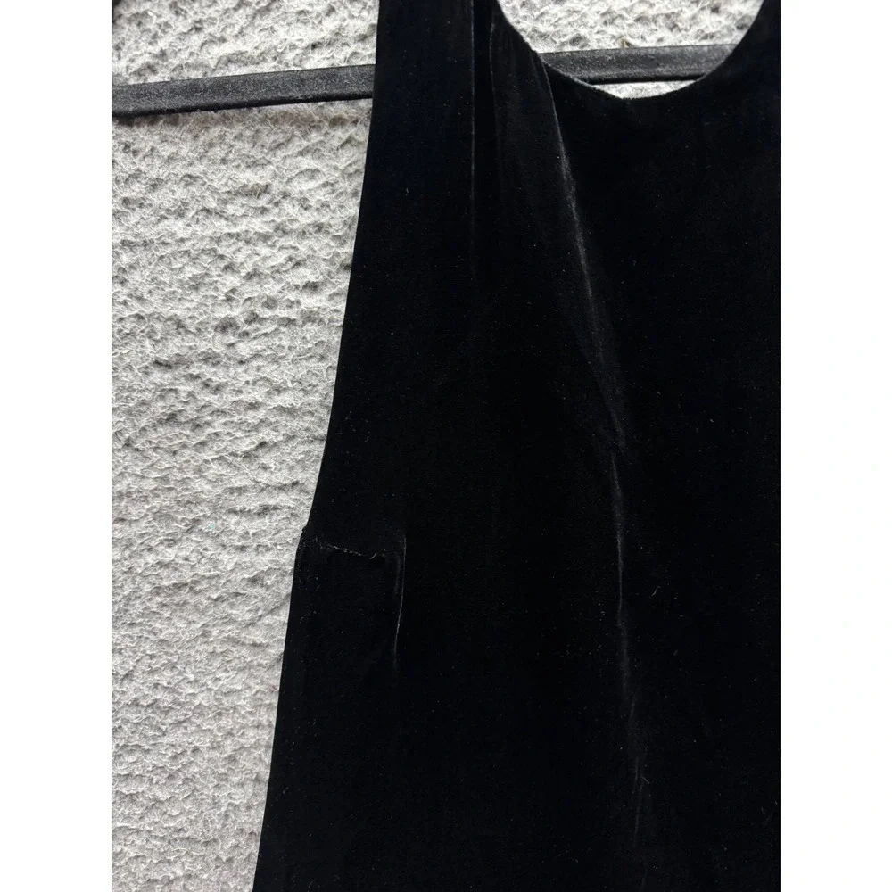 Reformation Black Velvet Mini Dress - Picture 6 of 9
